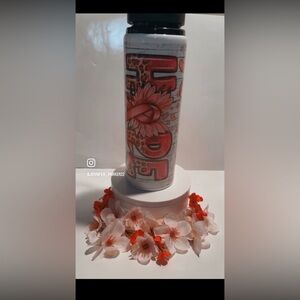 Water bottle breast cancer awareness